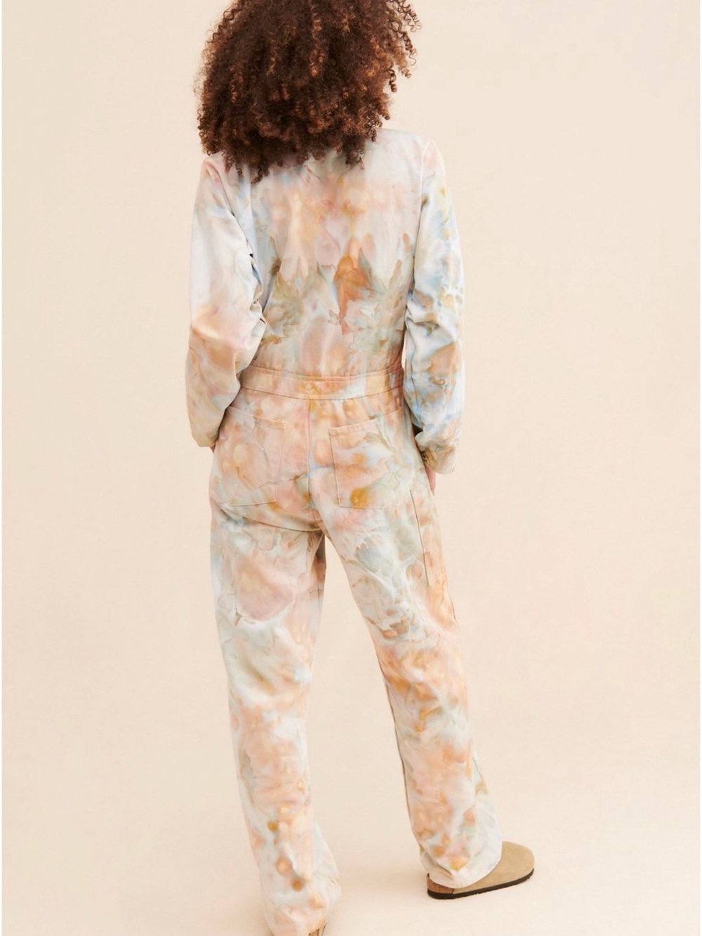 Free People Riverside Tie Dye Flight Suit - sz L - Picture 15 of 16